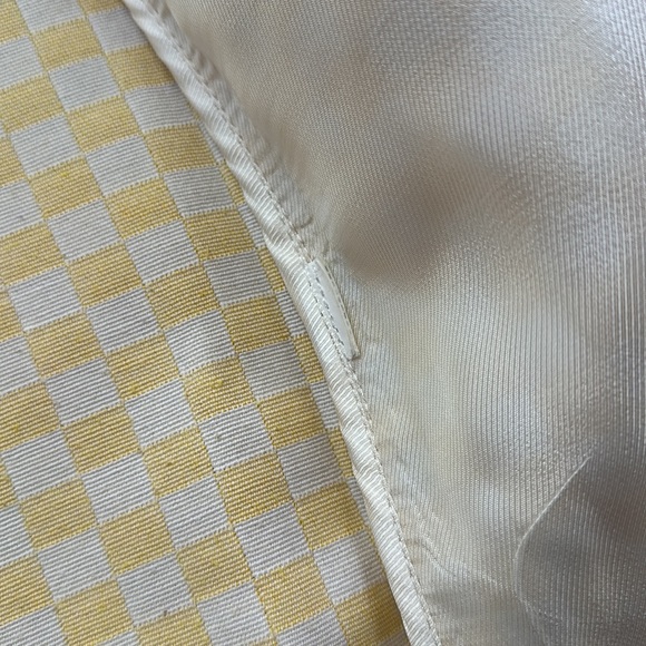 ♻️DONATED DEC. 2023♻️ 
Zara yellow/white checkered gingham coat size M - Picture 7 of 9